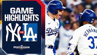 Yankees vs. Dodgers World Series Game 2 Highlights (10/26/24) | MLB Highlights