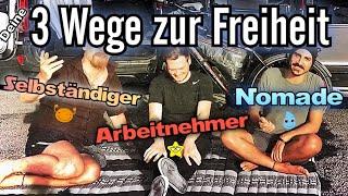 Persönliche Freiheit ‍️ Treffen sich ein Nomade, ein Arbeitnehmer und ein Selbstständiger...