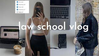 LAW SCHOOL VLOG - a week at uni / study vlog (w Skin + Me)