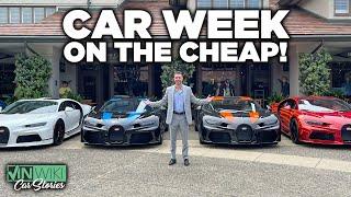 The SECRETS of doing Car Week on the cheap!