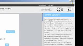 Student information: Downloading your marked assignment