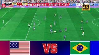 FIFA 23 - USWNT vs. BRAZIL - Apr. 8, 2025 - International Friendly - PS5 Gameplay [4K]