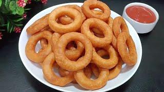 New Style Potato Snacks! Its So Delicious! Crispy Potato Rings Recipe! Potato Recipes! Chips Recipe