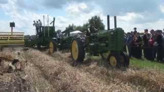 John Deere combines Historischer Feldtag 2014 Treckerclub Nordhorn trekkerweb