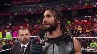 Seth Rollins calls out “The Daily Show” host Jon Stewart: Raw, February 16, 2015