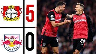 bayer leverkusen vs salzburg UCL (5-0) all Goals and Extended Highlights | champions league2025