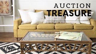 Auction To Treasure | My Brightest Find Yet! | Up-cycled Decor | Thrift Shop | Vintage Home Decor