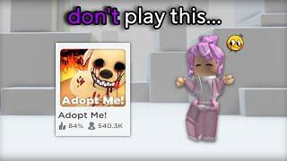 CURSED Roblox Games you should NEVER Play (roblox 2025 rant)