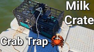 How to Make a Crab Trap From 2x Milk Crates