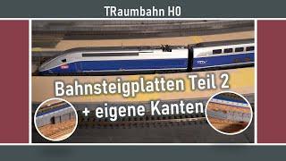 Der erste Bahnsteig ist da! - Bahnsteigplatten Teil 2 - 046