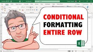 Apply Conditional Formatting to an ENTIRE Row | COLOR Row Based on CELL VALUE