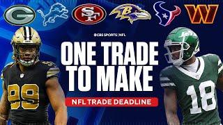 NFL Trade Deadline Update: One trade EACH CONTENDER should make