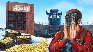 Рейд базы донатеров - нарушителей. Установил карьер в Rust/Раст