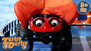 Toy Truck Adventures | Cars, Trucks & Vehicles Cartoon | Full Episodes | Zerby Derby