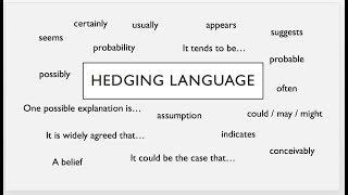 Hedging Language - Academic Writing