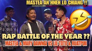 Rap Battle La Pui Ber ?? MASTEA & MARY DAWNGI VS LIL TOTO & RUATPUII [ THE PIT SHOW OFF ] Reaction !