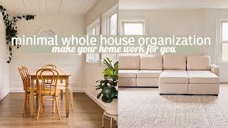 BUDGET DIY SIMPLE HOME DECOR ORGANIZE WITH ME | HOME ORGANIZATION | MINIMAL SIMPLE HOME