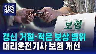 갱신 거절·적은 보상 범위…대리운전기사 보험 개선한다 / SBS