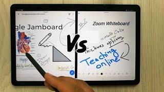 Best Android Whiteboard For Online Teaching : Jamboard Vs Zoom Whiteboard
