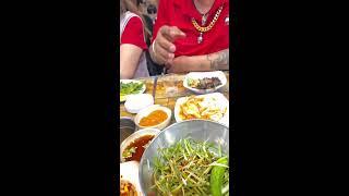 비도 내리구 원주 국제경호실장님 정소희 가수님 부부  무한리필 소맥  먹방 라이브