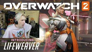 xQc Reacts to New Overwatch 2 Hero "LIFEWEAVER"