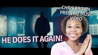 REACTION to CHRIS BROWN - PRESS ME MUSIC VIDEO