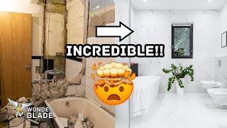 TOP 10 Bathroom Renovations/Remodel TRANSFORMATIONS that BROKE the INTERNET - WonderBlade™