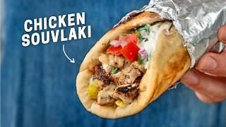 Greek Chicken Souvlaki & 20 Minute Pita