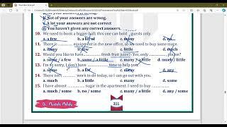 Units 9 & 10 Model Answer (Grammar) ثانوية عامة (3 ث) لغة انجليزية