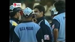 Nikhil Chopra Super Off Spin Bowling against Andy Flower