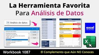 La Herramienta Favorita de los Analistas de Datos de Excel (Análisis de Datos)