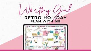 Retro Holiday | Plan with me December 2022