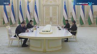 Президент Узбекистана принял делегацию Японии
