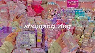 Shopping vlog aesthetic ️ cute stationery, longchamp, charles keith, rubi