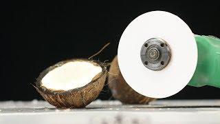 I cut a coconut with PAPER! You’ll be amazed at what can be cut with paper!