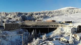 The Hide Hotel from above