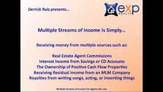 Derrick Ruiz explains Multiple Streams of Income via eXp Realty