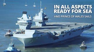 HMS Prince of Wales sails on exercise Steadfast Defender