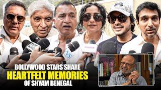 Unedited Shyam Benegal Memories Shared By Bollywood Actors |Javed Aktar | Pratik Gandhi |Boman Irani