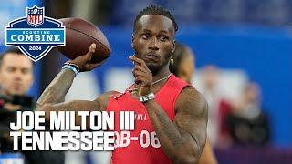 Joe Milton III's FULL 2024 NFL Scouting Combine On Field Workout