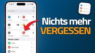 Erinnerungen für iPhone: Alles, was du wissen musst (iOS 17)