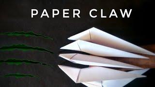 How to make paper claws without glue | how to make paper claws #shorts