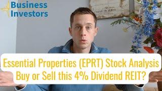 Essential Properties (EPRT) Stock Analysis REIT | EPRT Dividend, Value, EPS, Price #eprt #reit