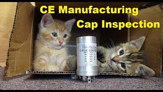 Whats inside CE Manufacturing can type filter capacitor Vintage Mallory machine technology
