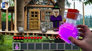 Minecraft in Real Life MOVIE REALISTIC WITCH HOUSE in Minecraft Real Life POV 創世神第一人稱真人版