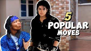 5 Popular MICHAEL JACKSON Moves You NEED To Know!!! | Dance Tutorial