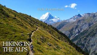 Hiking in the Alps - Tour of Monte Rosa
