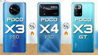 Poco X3 Pro vs Poco X4 Pro vs Poco X3 Gt | Full Comparison | Which is Best 2022