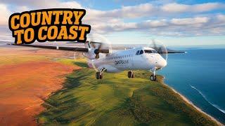 Fly Over Australia: QantasLink Dash 8-400 from Mount Isa to Cairns via Townsville!