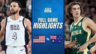 Team USA vs AUSTRALIA FIRST HALF Highlights (Friendly International Games 2024)